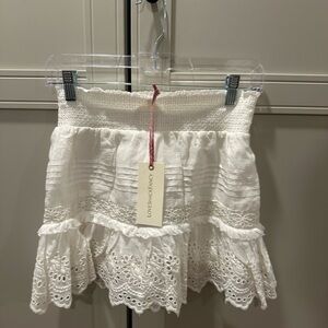 Loveshackfancy -Jimena Skirt. (Ivory)